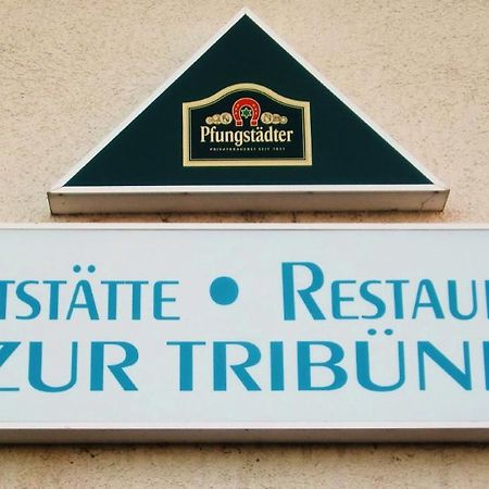 Gaststaette Zur Tribuene Aparthotel Pfungstadt Kültér fotó